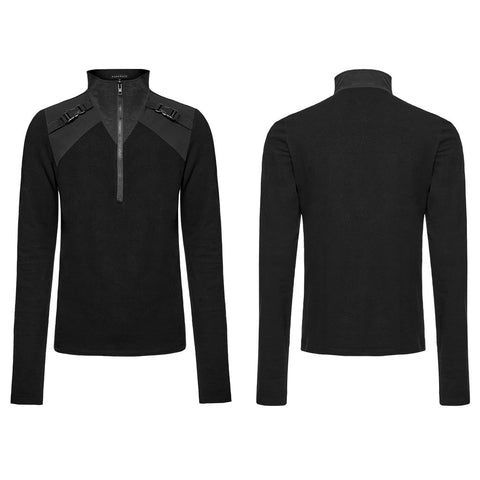 Langärmliges T-Shirt im Techwear-Stil