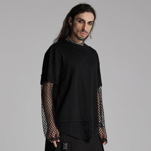 Punk Fake Zweiteiler T-Shirt