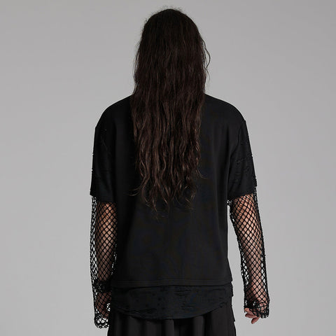 Punk Fake Zweiteiler T-Shirt