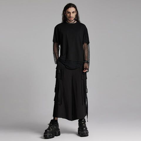 Punk Fake Zweiteiler T-Shirt