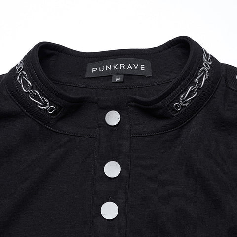 T-Shirt im Punk-Militärstil