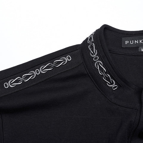 T-Shirt im Punk-Militärstil