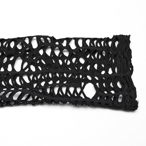 Sexy Punk-Mesh-T-Shirt