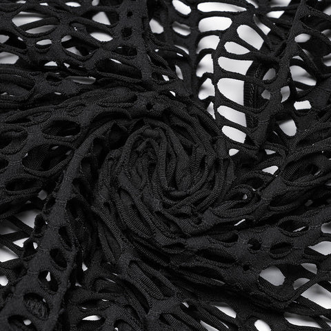 Sexy Punk-Mesh-T-Shirt