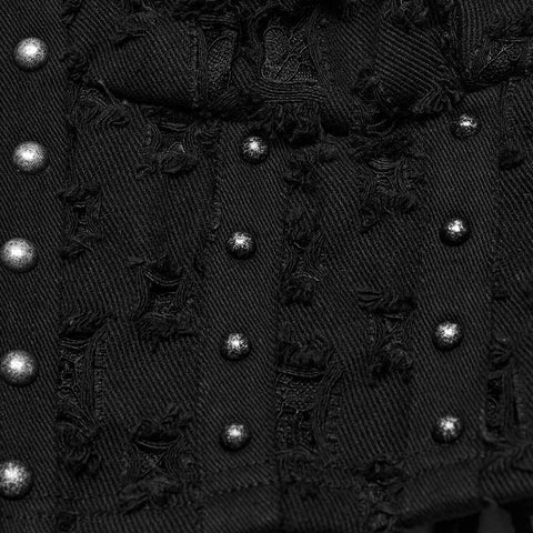Dekadente Punk-Jeansweste