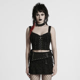 Dekadente Punk-Jeansweste