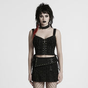 Dekadente Punk-Jeansweste