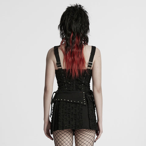 Dekadente Punk-Jeansweste