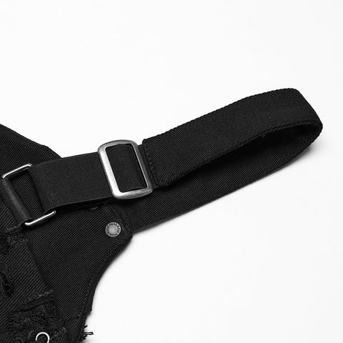 Dekadente Punk-Jeansweste