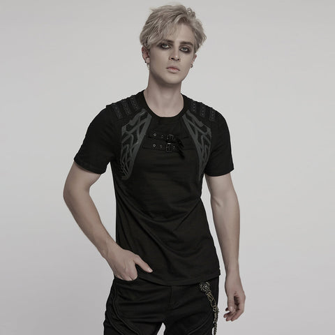 Cyber Punk Strick-T-Shirt