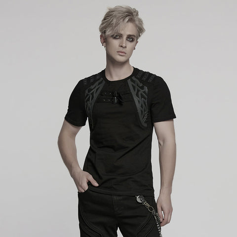Cyber Punk Strick-T-Shirt