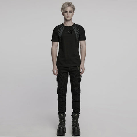 Cyber Punk Strick-T-Shirt