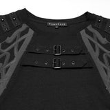 Cyber Punk Strick-T-Shirt