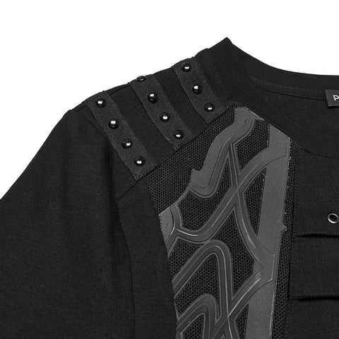 Cyber Punk Strick-T-Shirt