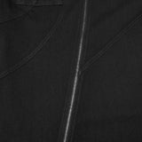 Tailliertes Punk-T-Shirt aus dunklem Denim