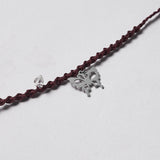 Halskette aus gewebten Naturkristallen