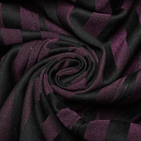 Punk-gestreifte lange Jacke