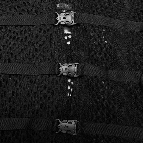 Strickweste im postapokalyptischen Stil