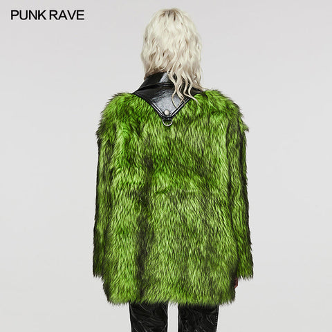 PUNK Kunstpelzmantel
