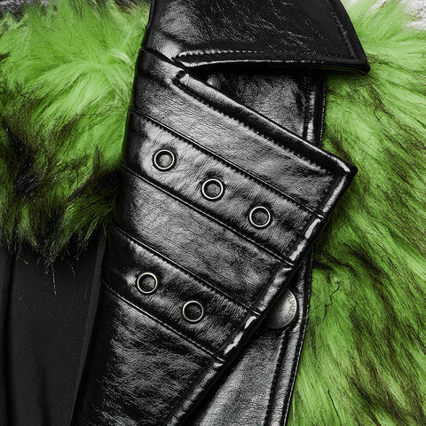 PUNK Kunstpelzmantel