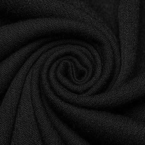 Goth-Shirt mit tiefem V-Ausschnitt