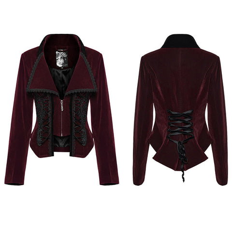 Gothic Fake zweiteilige Jacke