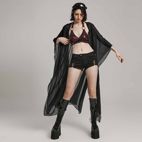Goth Eleganter Sonnenschutzschal