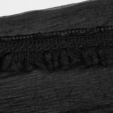 Lange Strickjacke mit Goth-Perspektive