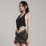 PUNK Neckholder-Crop-Top