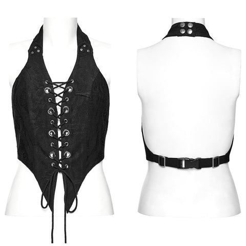 PUNK Neckholder-Crop-Top