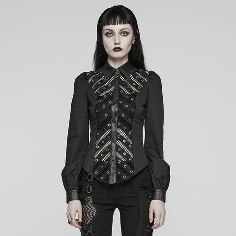 Sexy hohles Punk-Shirt