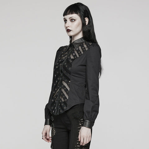 Sexy hohles Punk-Shirt