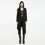 Wasteland Batik-Punk-Mantel im Used-Look