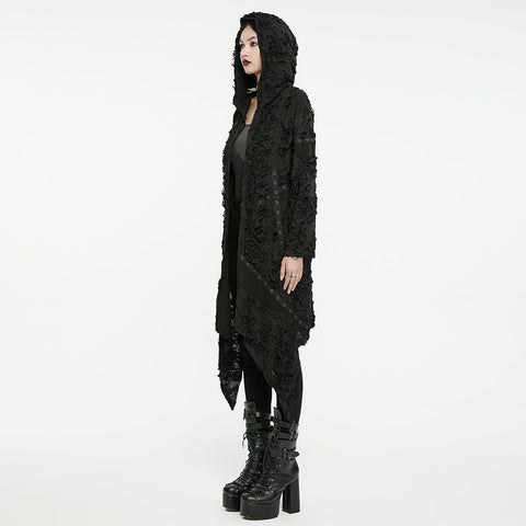 Wasteland Batik-Punk-Mantel im Used-Look