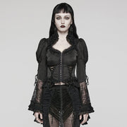 Wunderschönes Spitzenhemd im Gothic-Palaststil