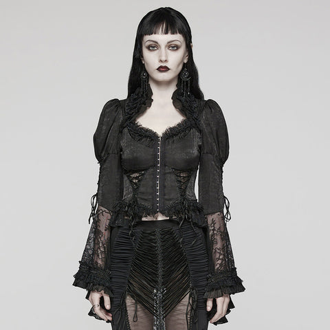 Wunderschönes Spitzenhemd im Gothic-Palast-Stil