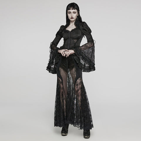 Wunderschönes Spitzenhemd im Gothic-Palast-Stil