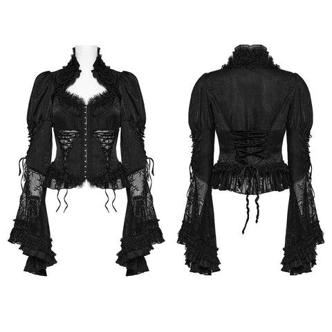 Wunderschönes Spitzenhemd im Gothic-Palast-Stil