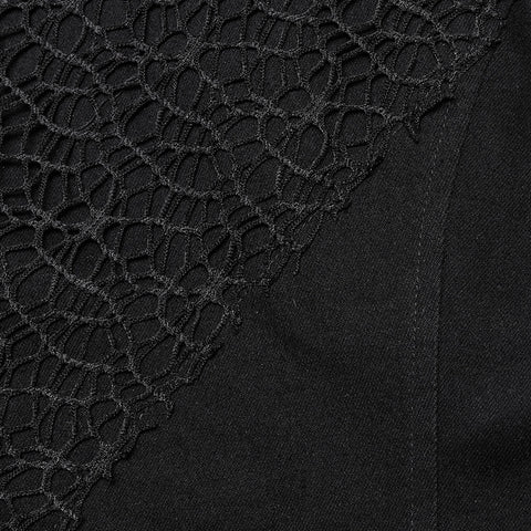 Asymmetrischer, hohler, ärmelloser Punk-Mantel