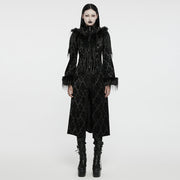 Wunderschöner Goth Jacquard-Mantel