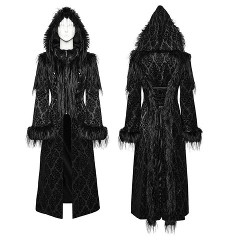 Wunderschöner Goth Jacquard-Mantel