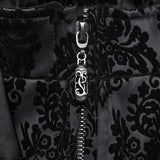 Wunderschöner Goth Jacquard-Mantel