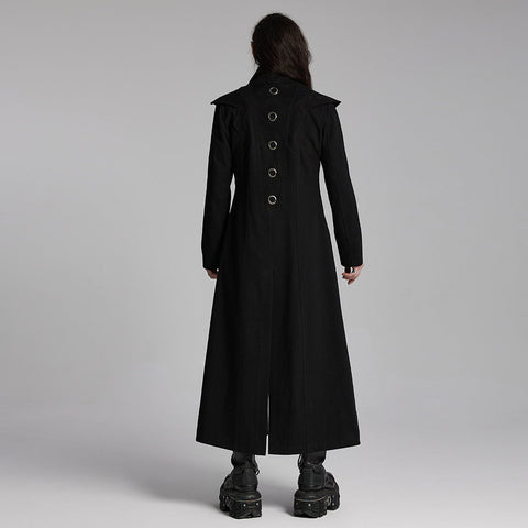 Lange Jacke mit Punk-Optik