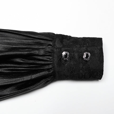 Wunderschönes Gothic-Shirt mit Lagenmuster
