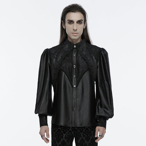 Wunderschönes Gothic-Shirt mit Lagenmuster
