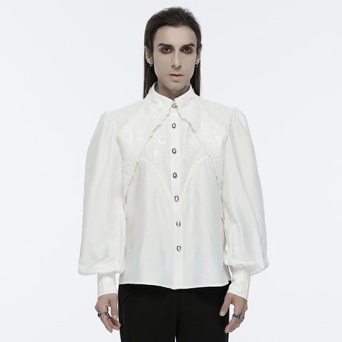 Wunderschönes Gothic-Shirt mit Lagenmuster