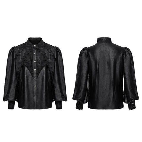 Wunderschönes Gothic-Shirt mit Lagenmuster