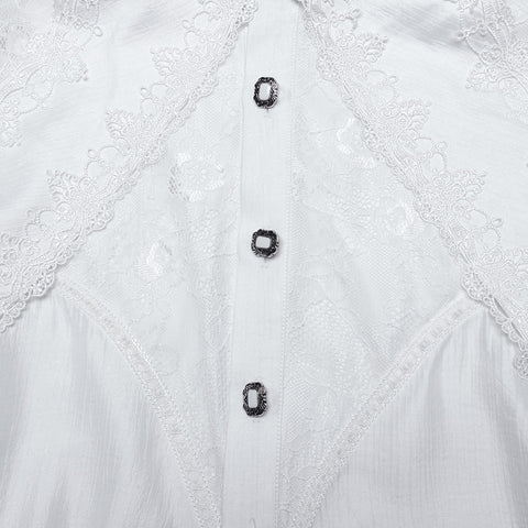 Wunderschönes Gothic-Shirt mit Lagenmuster