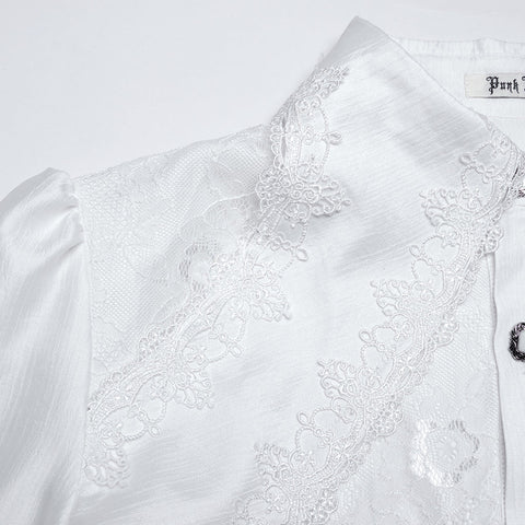 Wunderschönes Gothic-Shirt mit Lagenmuster