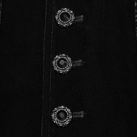 Wunderschöne Gothic-Jacke mit Stehkragen